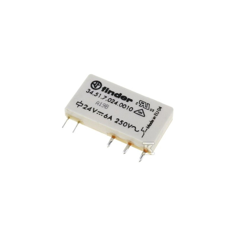 PRZEKAŹNIK 1P 6A 24V DC