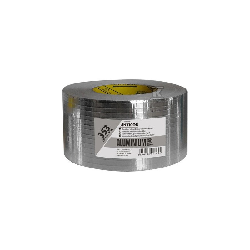 TAŚMA AL 353, DO 120°C 75MMX50M