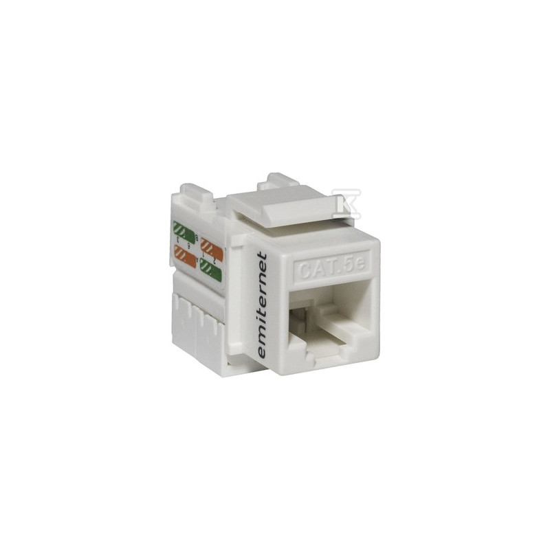 GNIAZDO UTP RJ45 KAT.5E KEYSTONE BIAŁY
