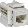 GNIAZDO UTP RJ45 KAT.5E KEYSTONE BIAŁY