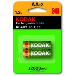 AKUMUL.2600MAH NIMH 2XLR6