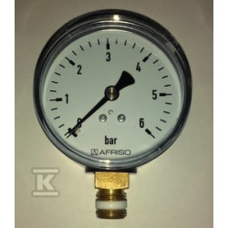 MANOMETR RF63 PIONOWY 1/4" 0-6BAR