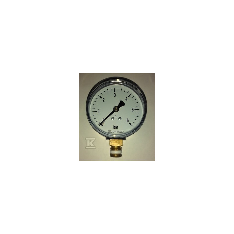 MANOMETR RF63 PIONOWY 1/4" 0-6BAR