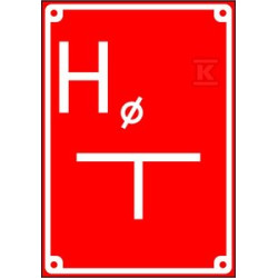 HYDRANT TABLICZKA ORIENTACYJA 140X200MM