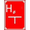 HYDRANT TABLICZKA ORIENTACYJA 140X200MM