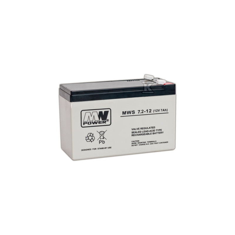 AKUMULATOR AGM 12V/7,2AH/5LAT