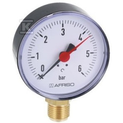 MANOMETR RF80 PIONOWY 1/2" 0-6BAR