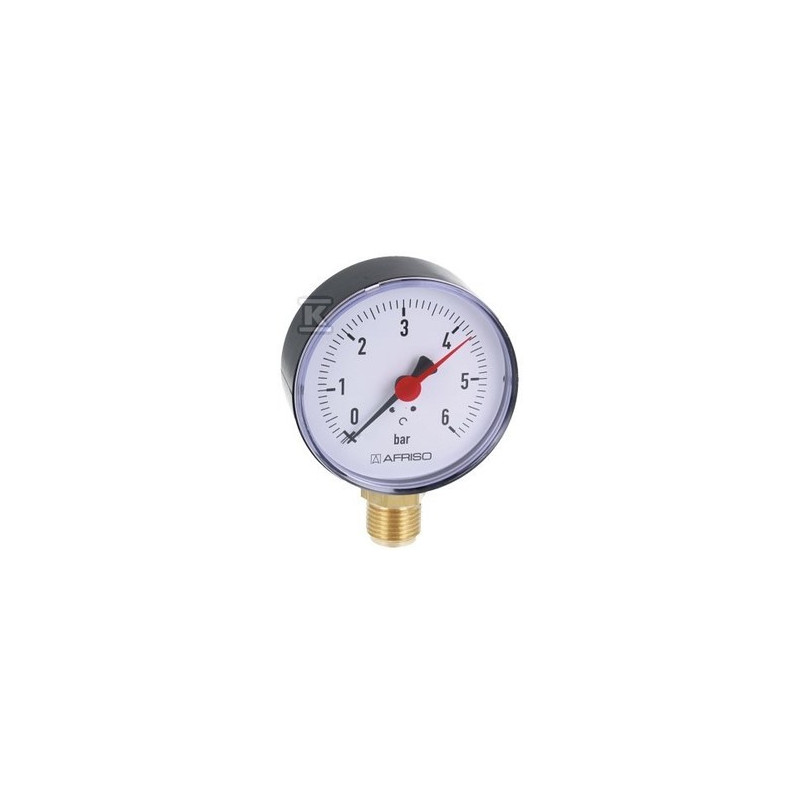 MANOMETR RF80 PIONOWY 1/2" 0-6BAR