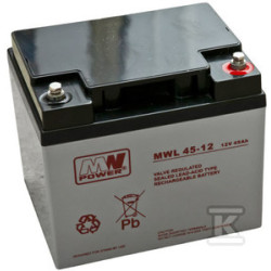 AKUMULATOR AGM 12V/45AH/10-12LAT