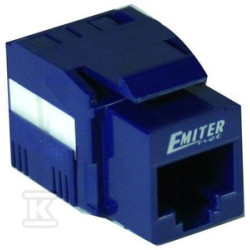 GNIAZDO UTP RJ45 KAT.6 KEYSTONE NIEBIESK