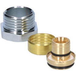 ZŁĄCZKA ZACISK.ALUPEX 16X2 GZ1/2" CHRO