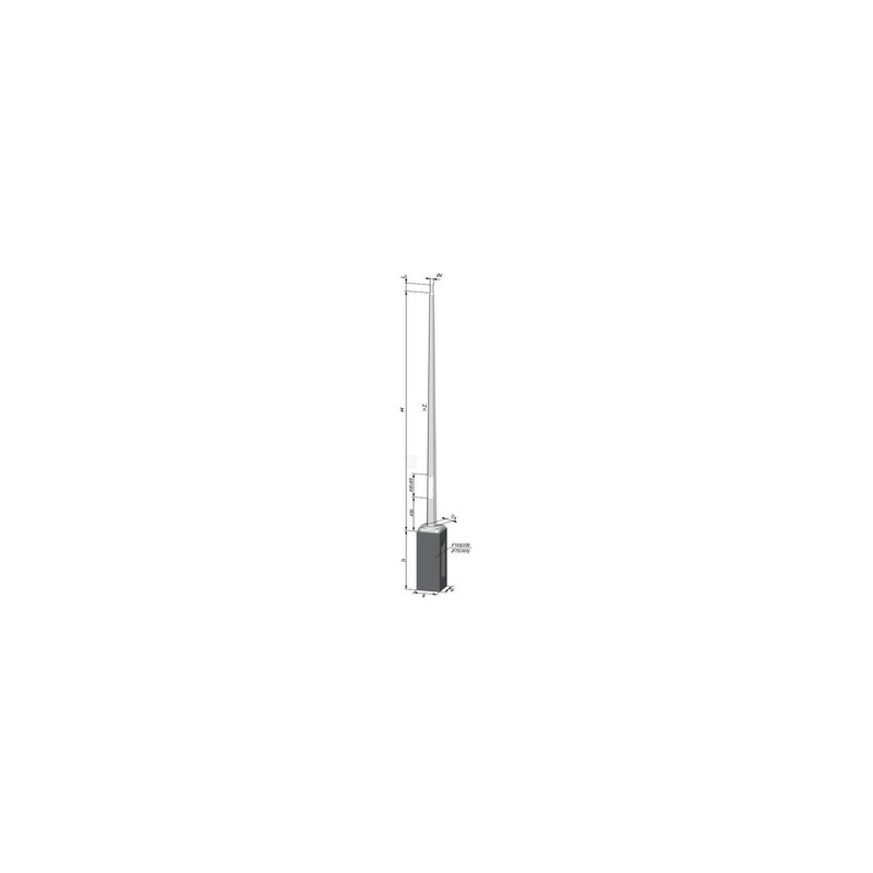 SŁUP NT S-40 6-KĄT/ŚCIANKA 3MM