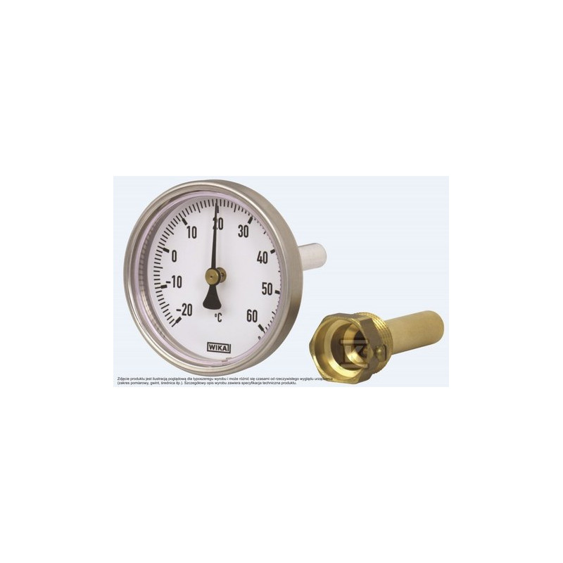 TERMOMETR A50.20 SR.63 160C L60 G1/2