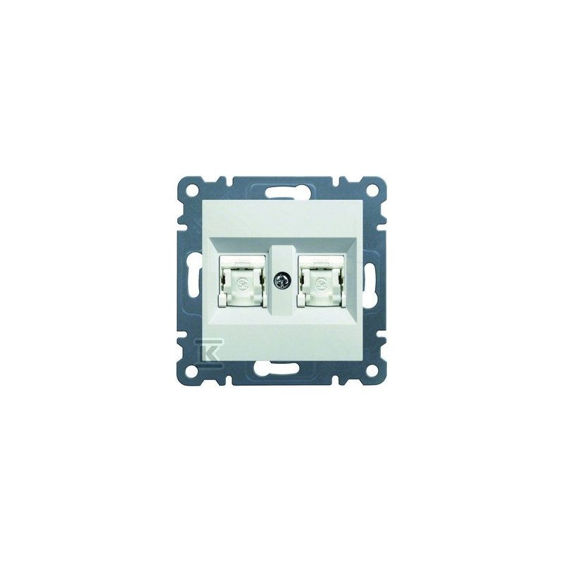 GN.2XRJ45 CAT.5E UTP BIAŁY LUMINA