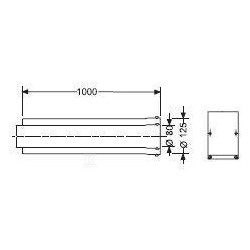 RURA PRZEDL KONC 1 M (80/125)