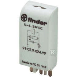 MODUŁ EMC LED ZIELONY+WAR 6-24VAC/DC