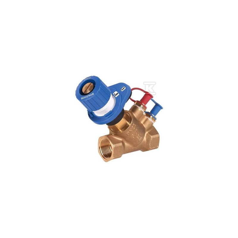 ZAW.RÓWN.KOMBI 2+DN20,GW 3/4" NIEBIESKI