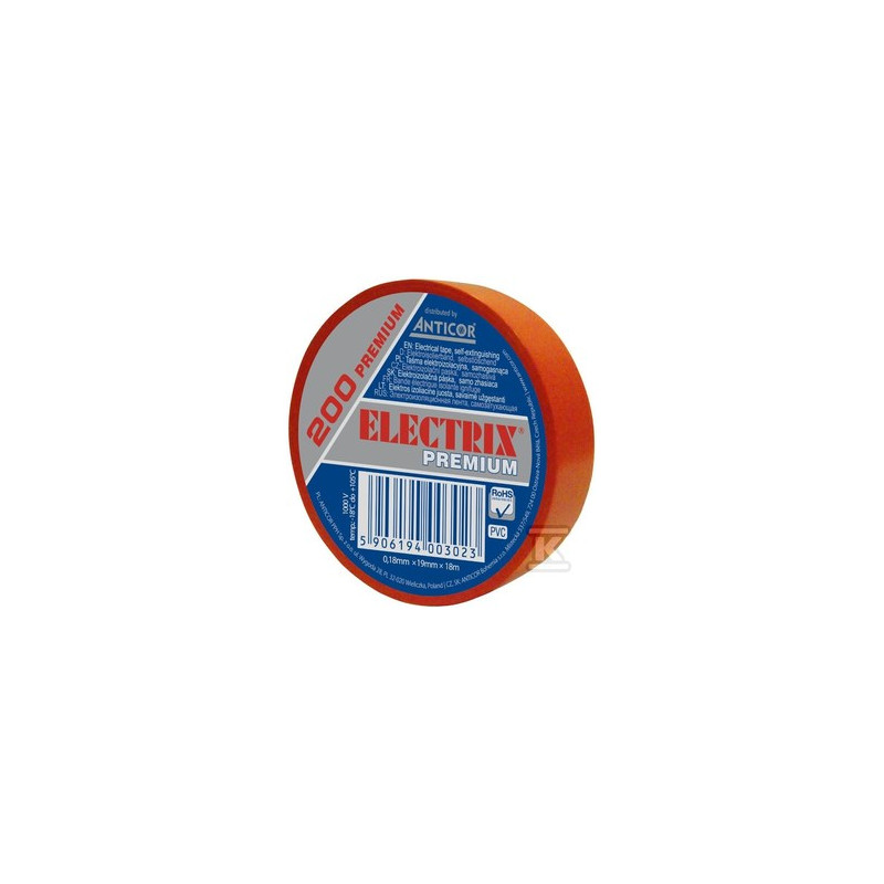 ELECTRIX 200 PREMIUM TAŚMA IZOL.CZERWO