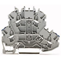 ZŁĄCZKA 2 PIĘTR.2,5MM2 N/L SZAR TOPJO