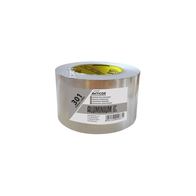 ALUMINIO 301, DO 120°C 75MMX50M