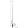 SŁUP NT S-80P 6-KĄT/ŚCIANKA 3MM