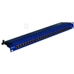 PANEL 19" 24XRJ45 STP KAT.6 1U Z PÓŁ.N