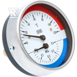 TERMOMANOMETR WP80T R1/2 0,4MPA/120ST.C