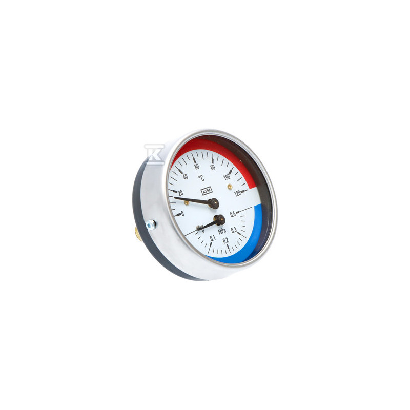 TERMOMANOMETR WP80T R1/2 0,4MPA/120ST.C