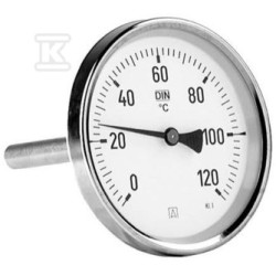 TERMOMETR BITH80, 120C/63MM AXIAL