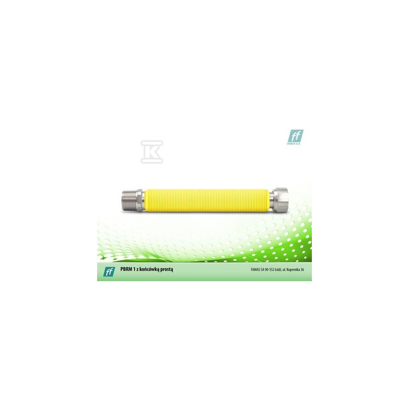 PRZEWÓD GAZ.25-45CM G3/4-NYPEL R3/4"