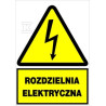 RE 148X210MM TABLICA ELEK.OSTRZEGAWCZA