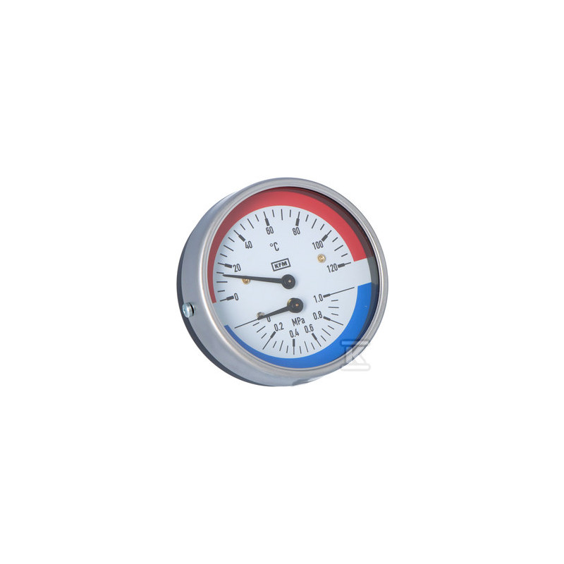 TERMOMANOMETR WP80T R1/2 1,0MPA/120ST.C