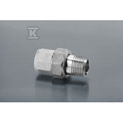 ZŁĄCZKA GRZEJNIK PR L55 1/2"ORING NIKL