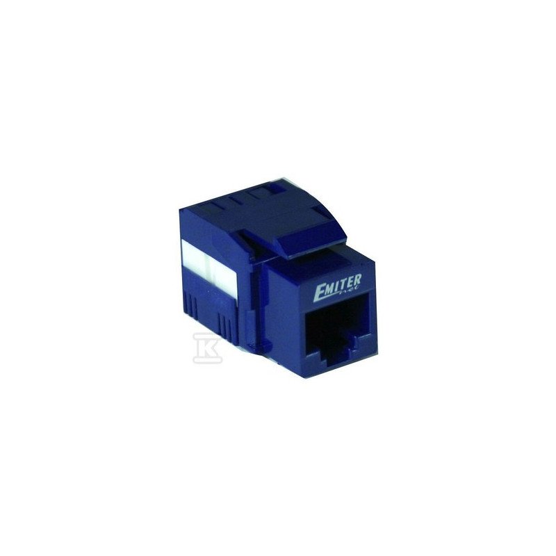 GNIAZDO UTP RJ45 KAT.5E KEYSTONE NIEBIES