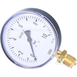 MANOMETR 111.10.100 G1/2 0-10BAR STAL