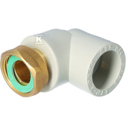 KOLANO 90ST Z PÓŁŚRUB. GW 25/3/4" MET