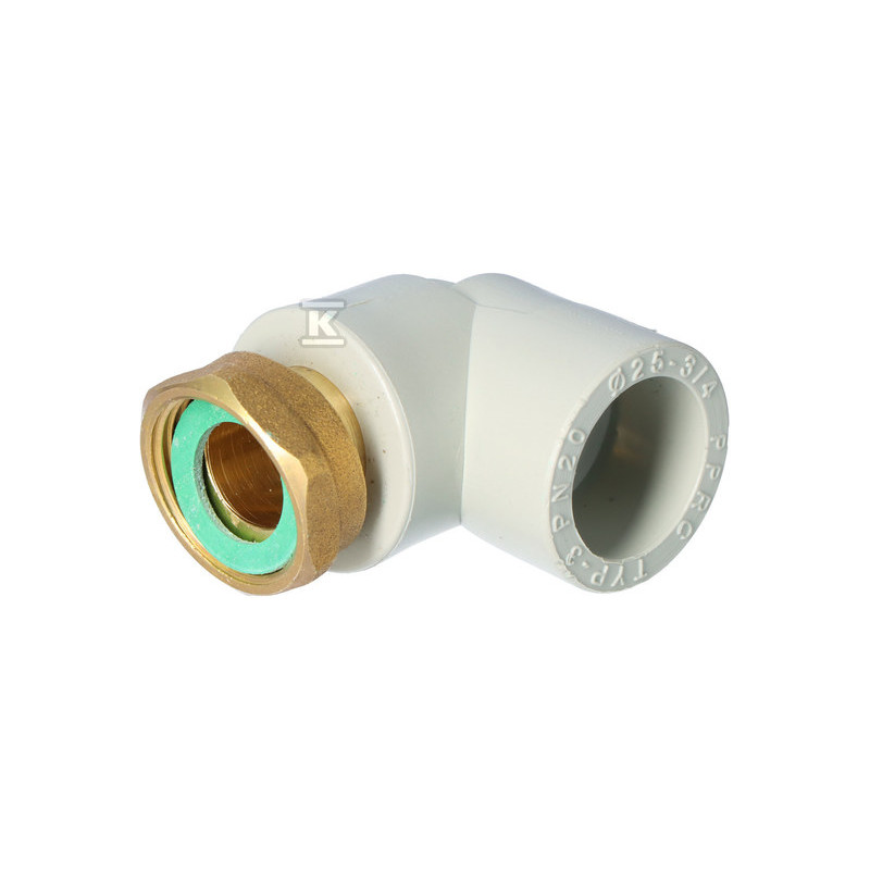 KOLANO 90ST Z PÓŁŚRUB. GW 25/3/4" MET