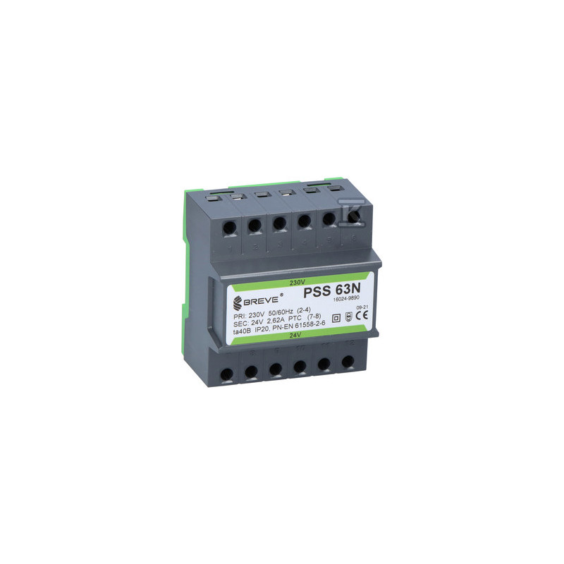 TRANSFORMATOR PSS 63N 230/ 24V