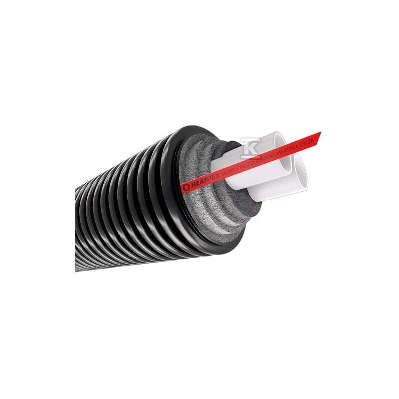 R.PREIZ.DELTA PEX HEAT DUO 32+32X125,25M