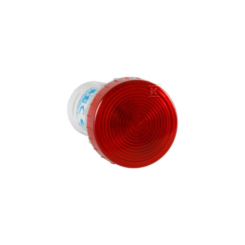 LAMPKA CZERWONA BA9S Z LED 230VAC