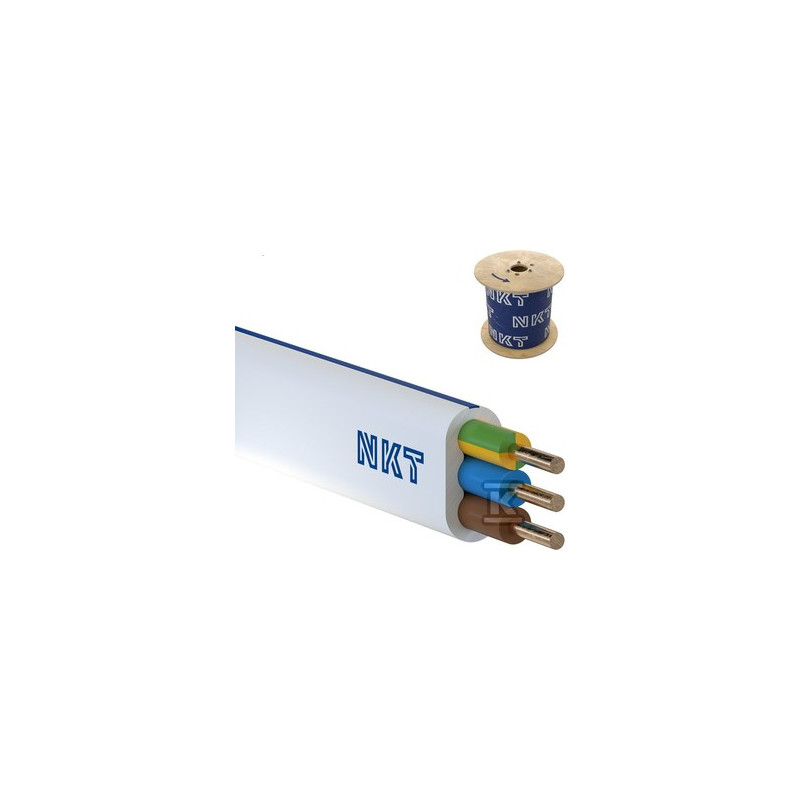 YDYP-ŻO 3X1,5 750V BĘBEN NKT