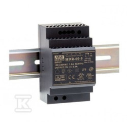 ZASILACZ NA SZYNĘ DIN 60W 24VDC