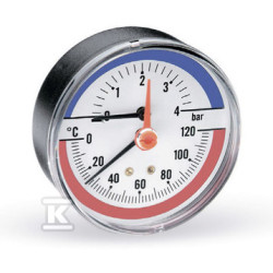 TERMOMANOM.F+R 818,120C,0-4 BAR,1/2" TY?