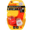LAMPKI ROWEROWE -ZESTAW 2SZT. 6LM.