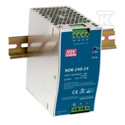 ZASILACZ NA SZYNĘ DIN 240W 24V 10A
