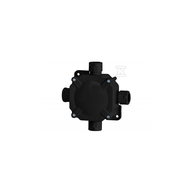 PUSZ.HERMETYK 27P 144X67X132 IP67 CZARNA