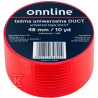 TAŚMA ONNLINE 48MM/10YD CZERWONA DUCT