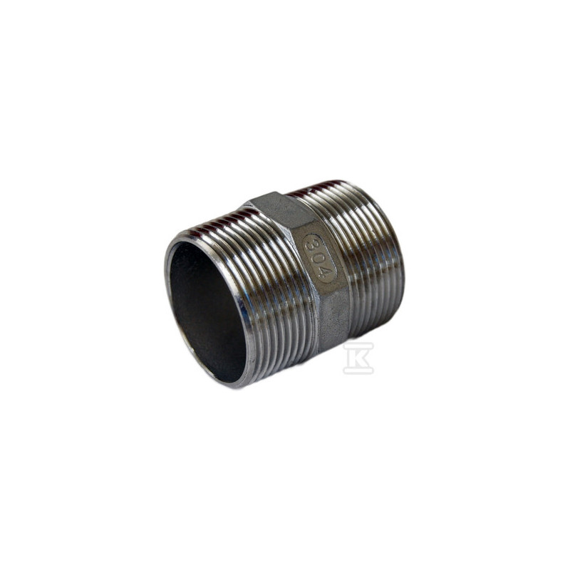 NYPEL GZ3/4" DN20, STAL NIERDZ.