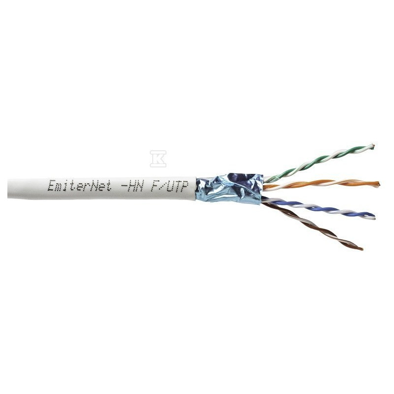 FTP KAT.5E 350 MHZ, DRUT 4X2X24 AWG, PVC
