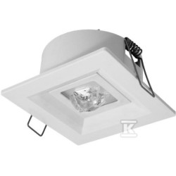 OPR.LOVATO P LED 3W (KORYT.) 1H 1-ZAD.AT